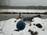 Zaplanowaliśmy wypad na rzekę Obrę, padło na Niedzielę 26.02.