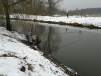Wraz z kolegą Błażejem około godziny 11 wyjechaliśmy nad wodę.